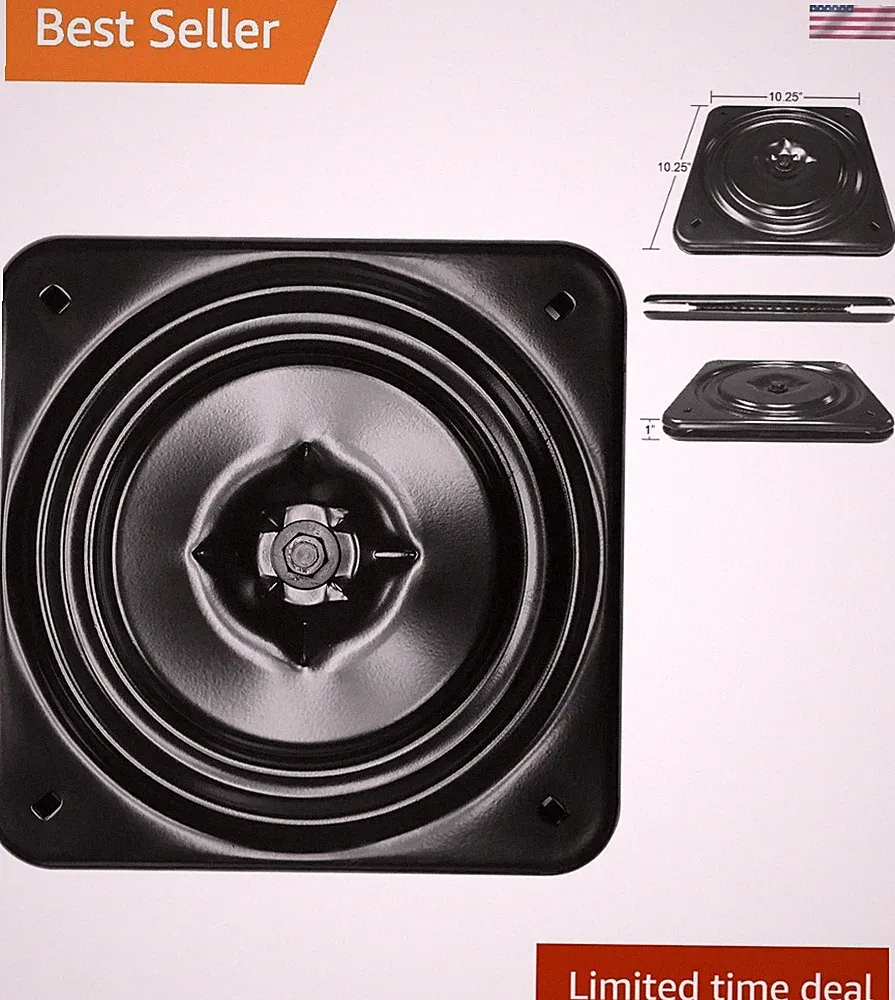 Effortless 10.25" Swivel Plate Mechanism for Recliners - Smooth & Easy Install