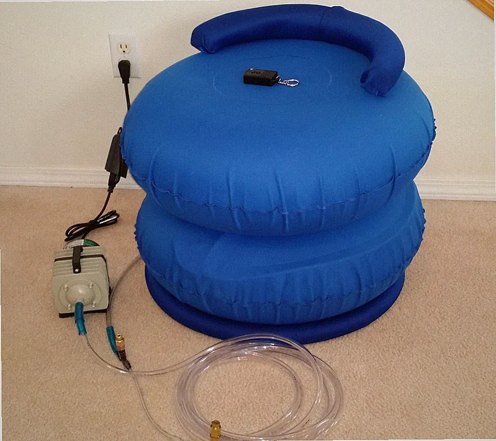 Personal Cushion Lift, Made In USA, New inflatable lifting chair for the floor