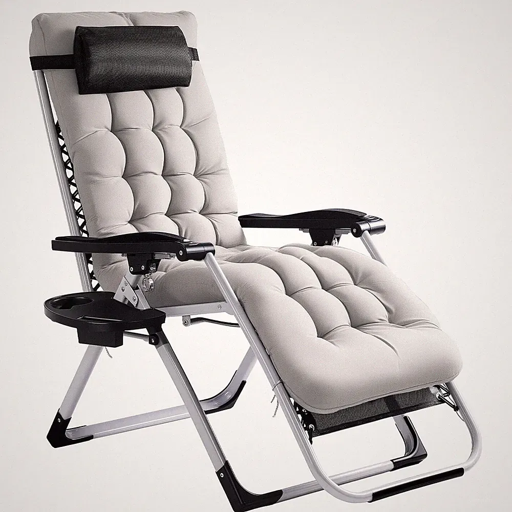 Zero Gravity Reclining Chair Outdoor Lounge Chair Load Bearing Capacity 300 LBS